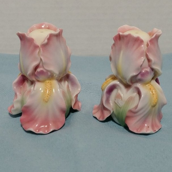 Franz Other - Gorgeous Iris Flower Salt & Pepper Set by Franz
